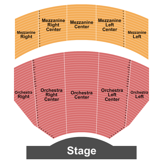 Hollywood Pantages Theatre Pantages Seating Chart